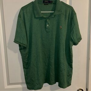 Ralph Lauren Green Polo Shirt Classic Style